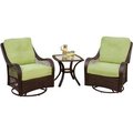 Almo Fulfillment Services Llc Hanover® Orleans 3 Piece Outdoor Patio Set ORLEANS3PCSW
